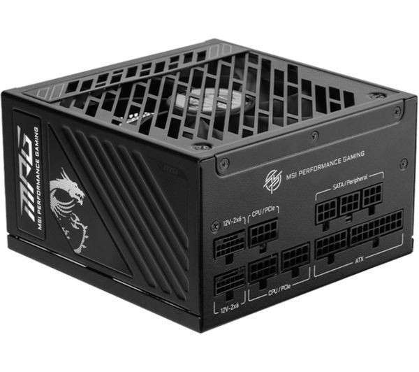 MSI MPG A1250GS 1250W Fully Modular PSU Power Supply ( Open - never used condition / PCI-e 5.0 / ATX3.1 ) w/code@Currys Clearance