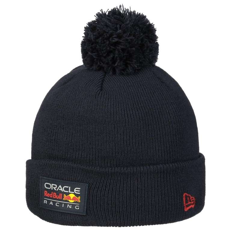 New Era Unisex Red Bull F1 Essential Pom Beanie Beanie Hat