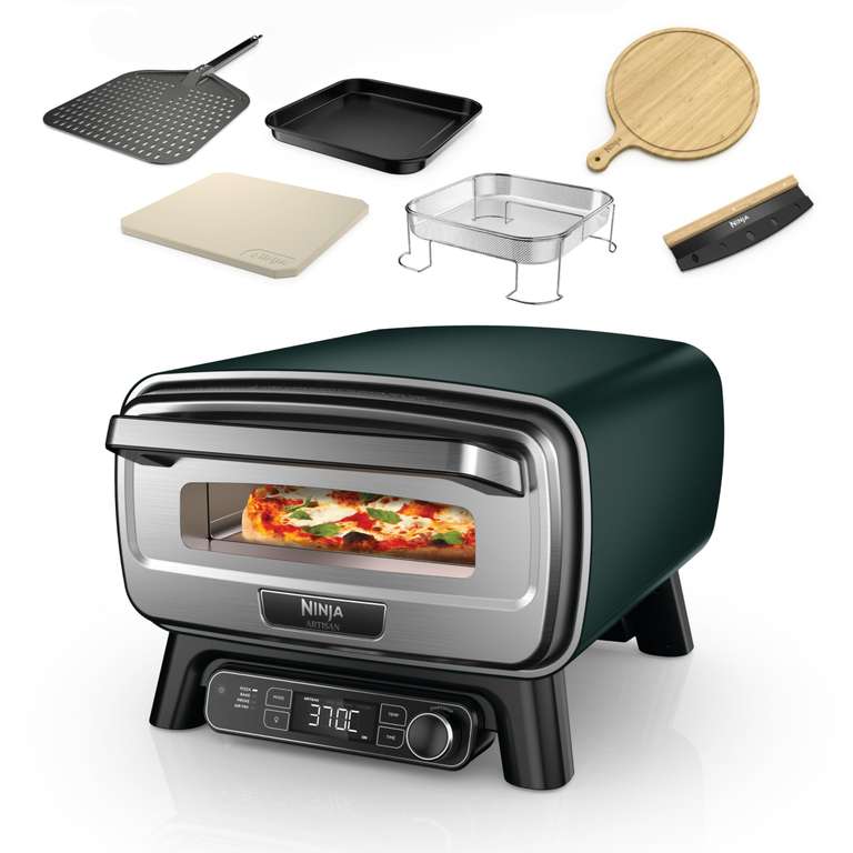 Ninja Pizza Oven 4-in-1 Pizza Oven & Air Fryer (With Extra Accessories)