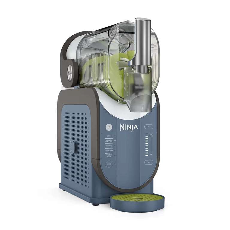 Ninja SLUSHi Frozen Drinks Maker, WhisperChill Technology, 1.9l Capacity, Blue & Grey FS301UK