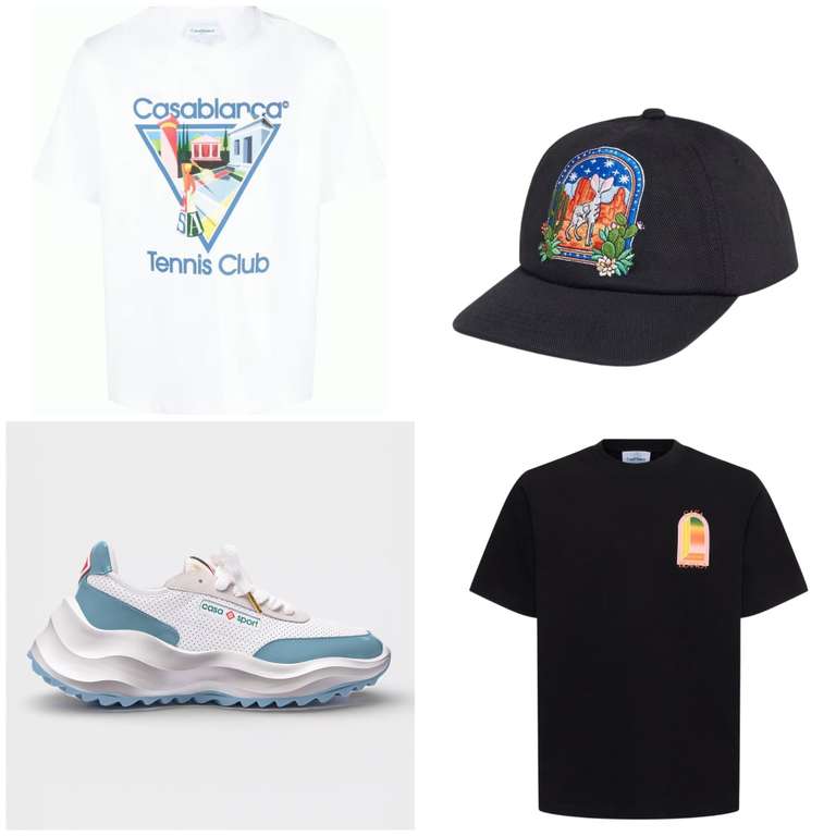 Now Up to 50% Off Casablanca Clothing, Footwear & Accessories Sale + Extra 10% Off With Code