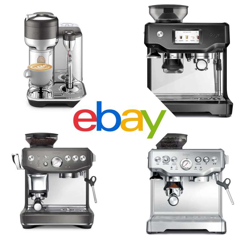 Up to 50% Off Sage Refurbished Coffee Machines Sale + Extra 20% Off With Code (1 Year Warranty) Sold By Idoodirect