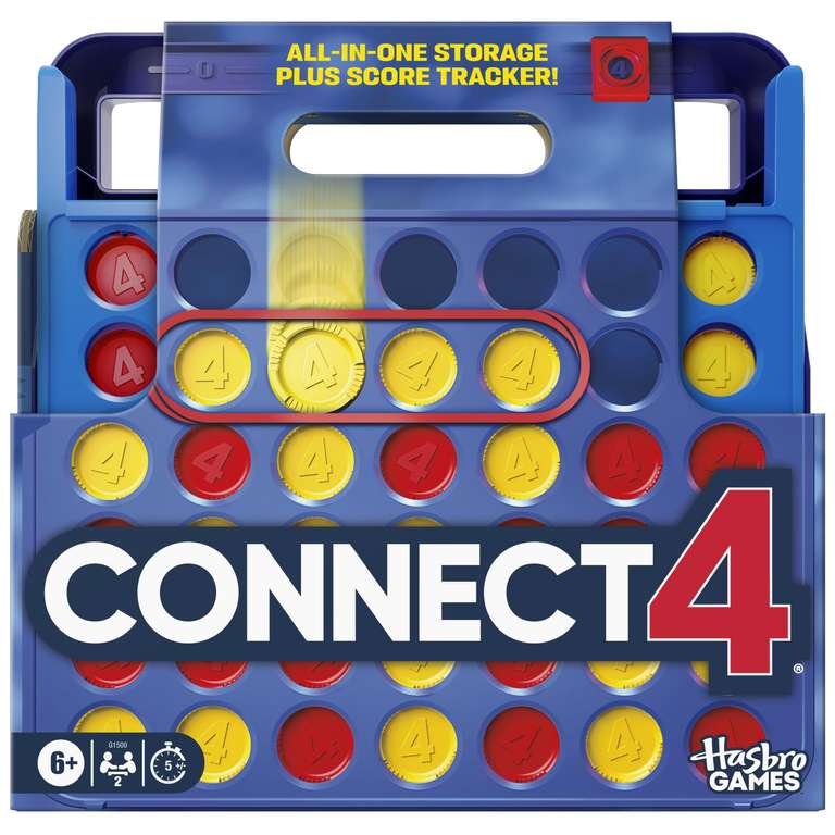 Official Hasbro Games Connect 4 Game (2025 Edition)