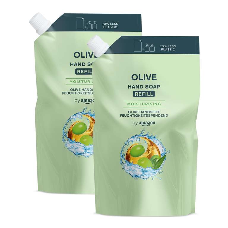 Olive Hand Soap Refill, 2 x 1000ml plus other varities