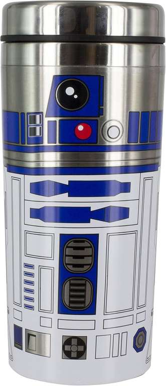 Paladone R2-D2 Travel Mug - Officially Licensed Star Wars Stainless Steel Flask 450ml