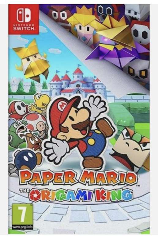 Paper Mario: The Origami King (Switch) - Used - W/Code - Sold by musicMagpie