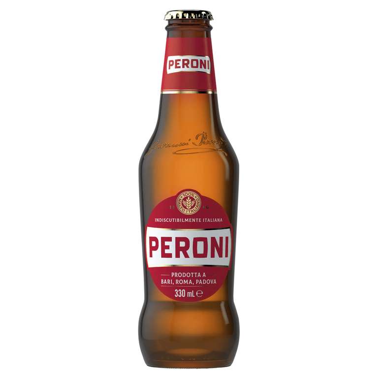 Peroni Red - 4.7% ABV, 330ml x 24 Bottles in a Pack | Authentic Italian Lager (£22.94 With Max S&S)