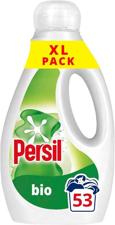 Persil Bio Laundry Liquid 53 washes - 1.431L - (£5.35/£5.06 Max S&S)