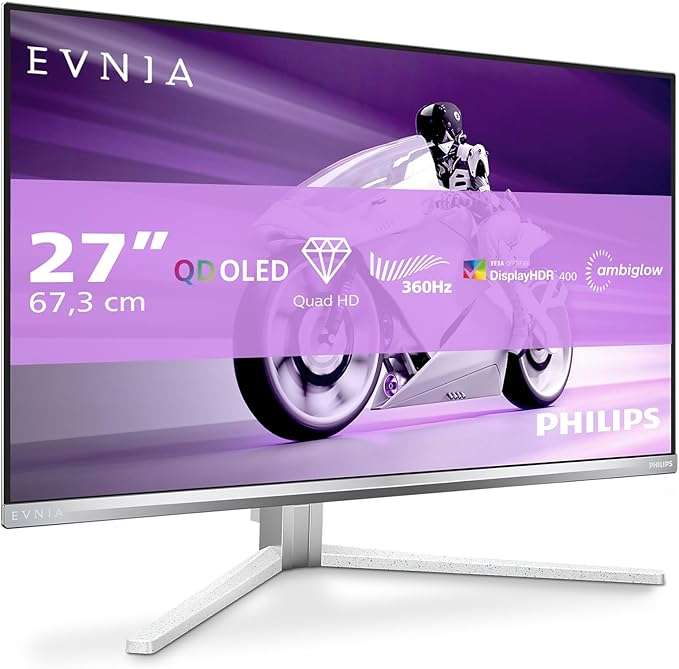 Philips 27M2N8500AM 26.5 inch WQHD Monitor 360Hz, QD-OLED Panel, 0.03ms GtG, Adaptive Sync, HDR400 TrueBlack