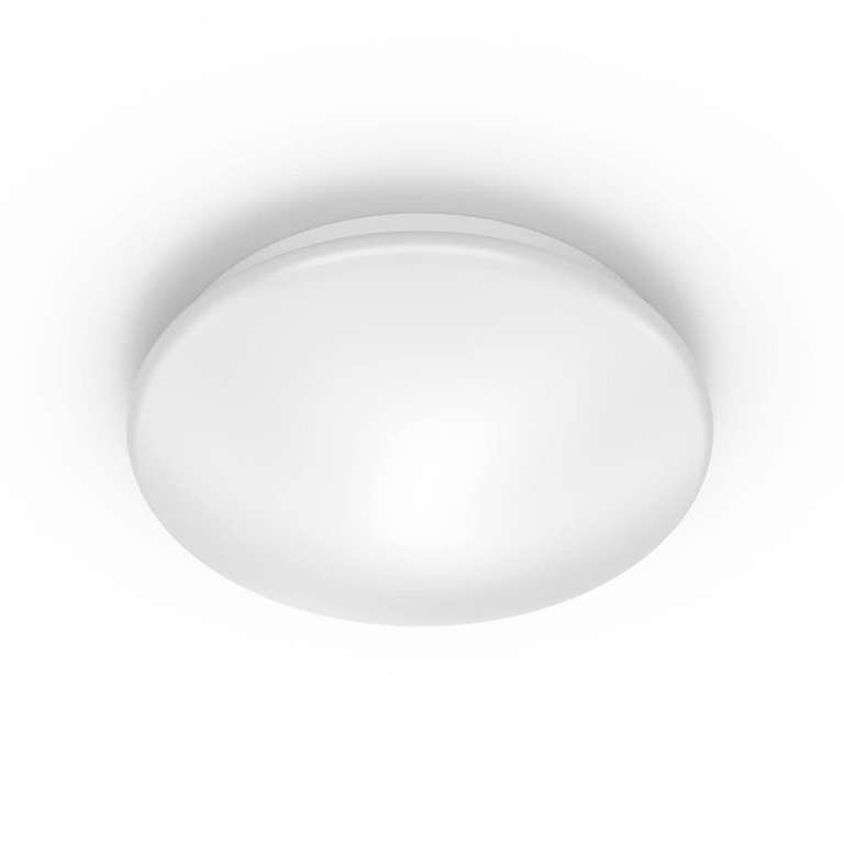 Philips Moire LED CL200 Ceiling Light Round 6W Warm White Light White (Pack of 2)