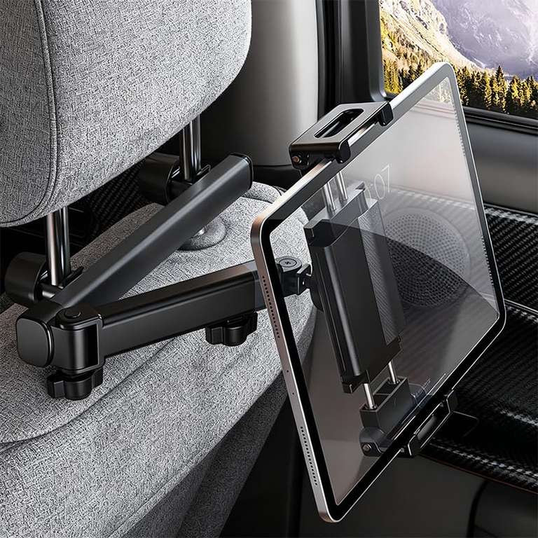 Phone Tablet Holder for Car Headrest 360° Rotating - ship & sold by Haul Global - Discount at checkout