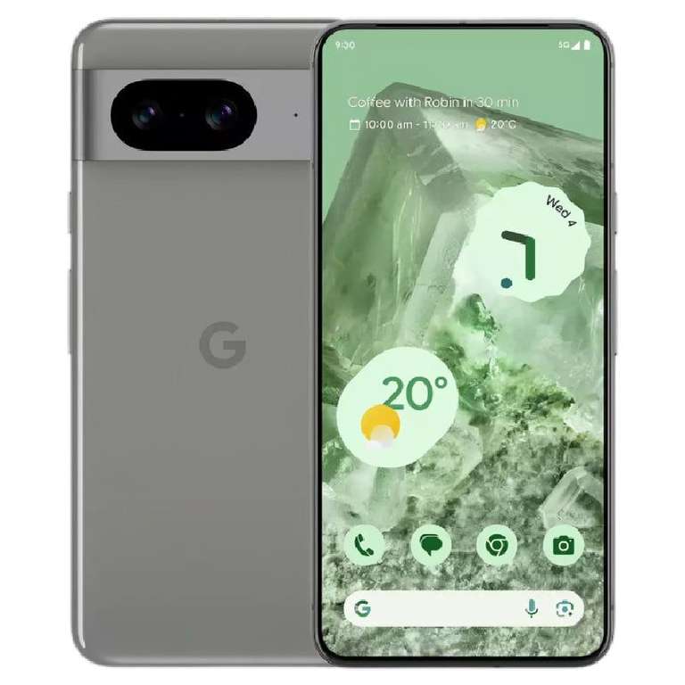 Google Pixel 8 5G - 128GB - Hazel / Rose - Opened: Never Used - With Code - Sold by SaverMart