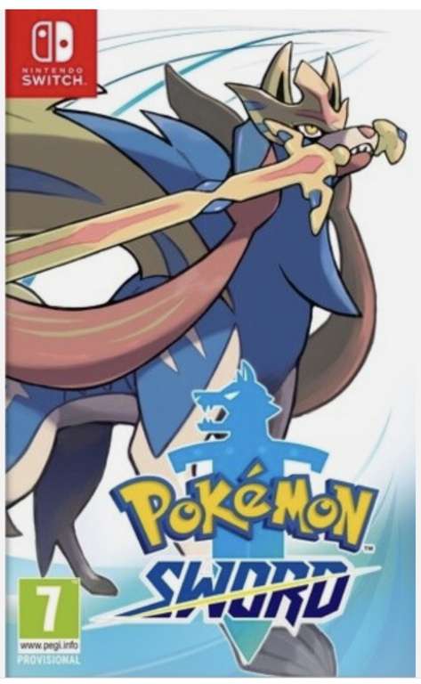 Pokemon Sword Nintendo Switch Game - Used - w/code - sold by musicMagpie