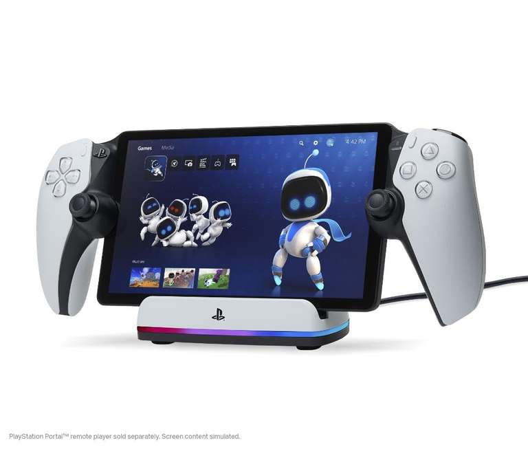 PowerA Charging Station for PlayStation Portal Remote Player - officially licensed