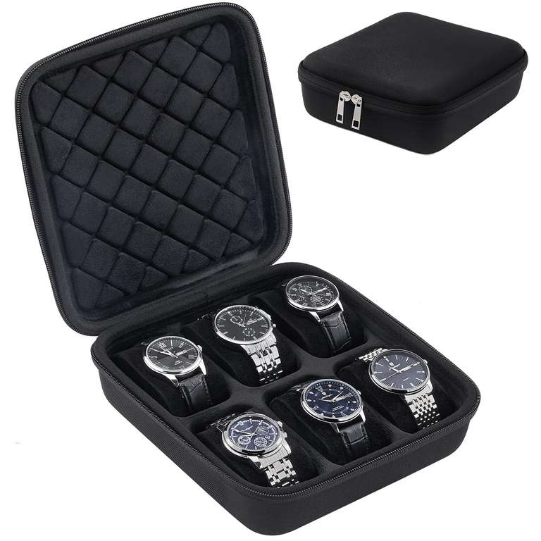 ProCase Travel Watch Case, 6 Slots (Changbo store) FBA