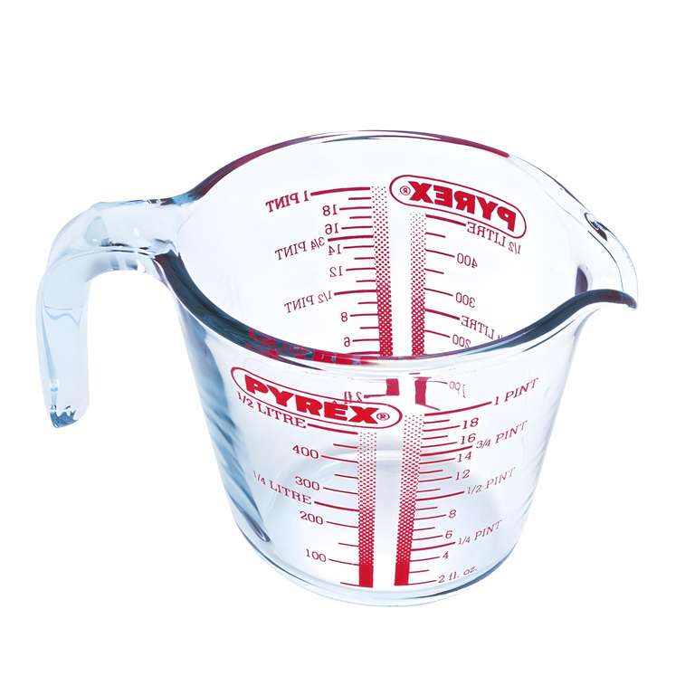 Pyrex Measuring Jug 500ml | Capacity 568ml / 20 Ounce | P586