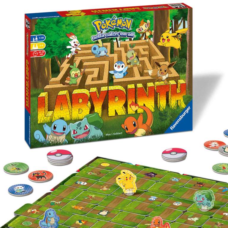 Ravensburger Pokémon Labyrinth Moving Maze Family Board Game