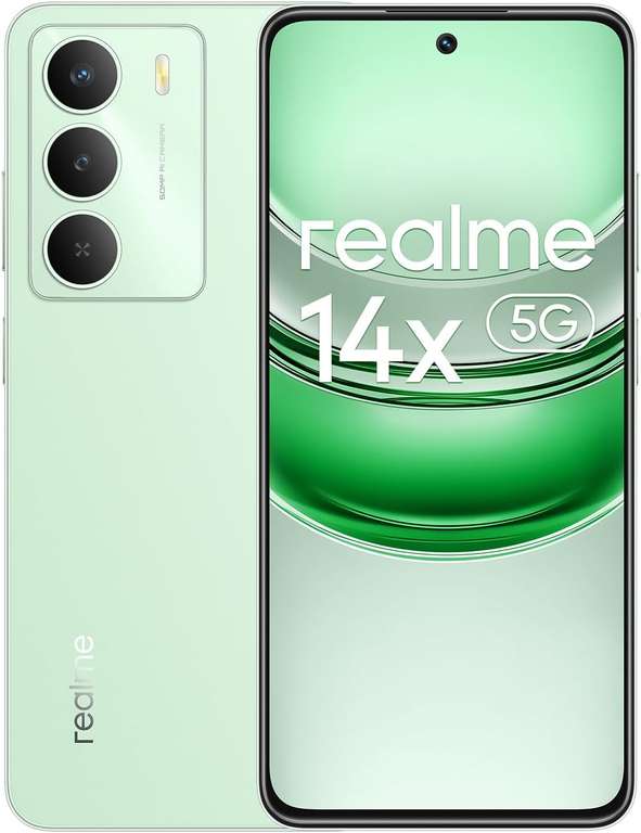 realme 14X 5G 6GB 128GB, Dimensity 6300 5G, 120Hz Smartphone With Code Realme Flagship UK Store (UK Del.)