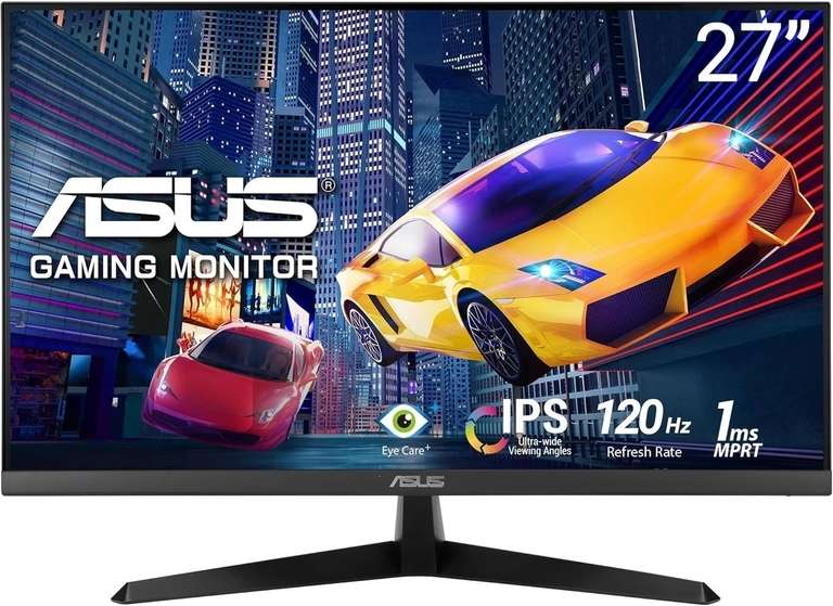 ASUS 27" IPS Gaming Monitor 120HZ VY279HGR - Refurbished, Good (with code) sold by Parts-4PCs