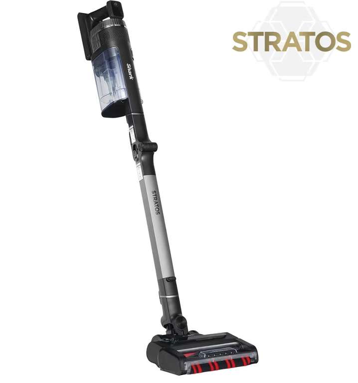 105° - Refurbished Shark Stratos Cordless Stick Vacuum with 2 Batteries and Pet Tool - Sold by sharkclean