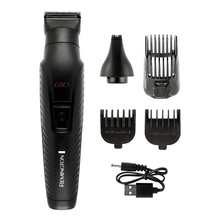 Remington 10-in-1 All-in-One Trimmer, Multi-Grooming Kit for Face, Beard & Hair with 5 Attachments
