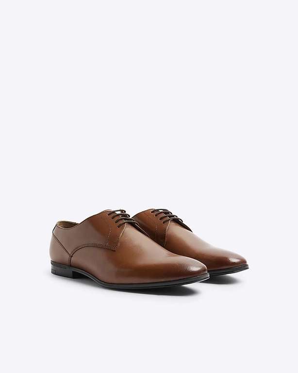 River Island Smart Brown or Black leather shoes Sold by River Island