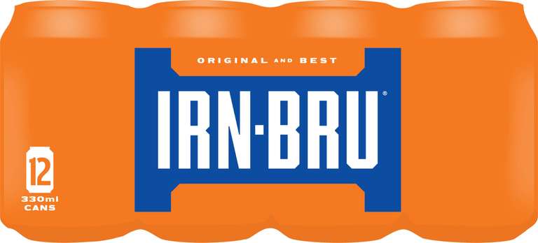 Irn-Bru Regular, 12 x 330ml Cans - £2.70 / £2.55 S&S