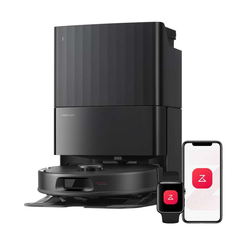 roborock Qrevo S Pro Robot Vacuum Cleaner with Mop, 18,500 Pa Suction, Black / White @ Roborock Official UK