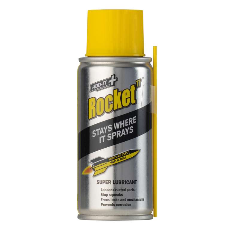 Rocket TT Multi-Purpose Lubricant Spray – 100ml Rust Remover & Anti-Corrosion Maintenance Spray