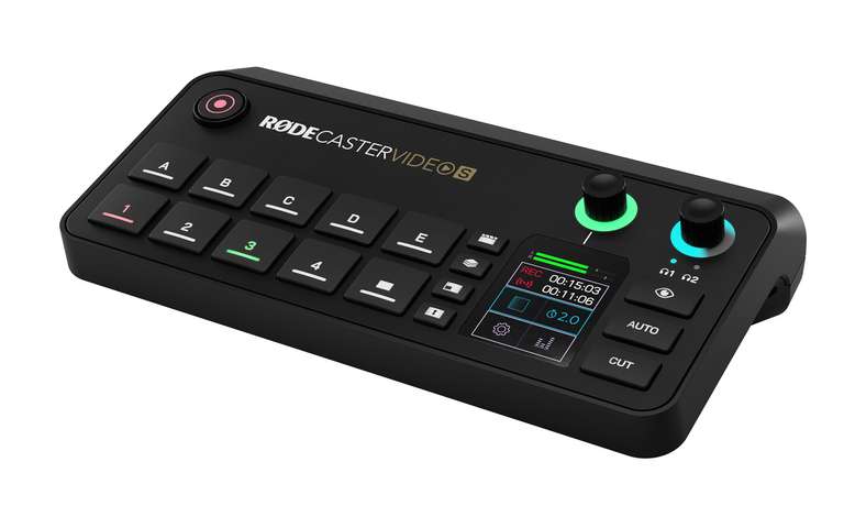 RØDE RØDECaster Video S Podcast Video Switcher and Audio Interface – 4 x Video Inputs (HDMI and USB) @1080p60