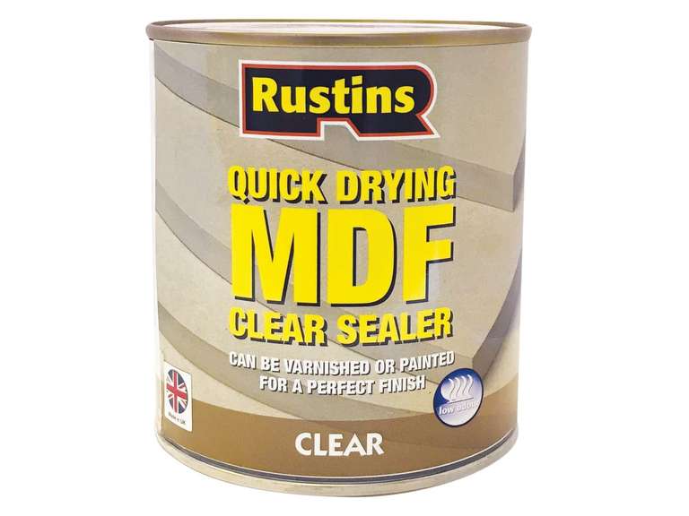 Rustins Quick Dry MDF Sealer - Professional Sealant for Rapid Results 250ml (S&S £3.79)