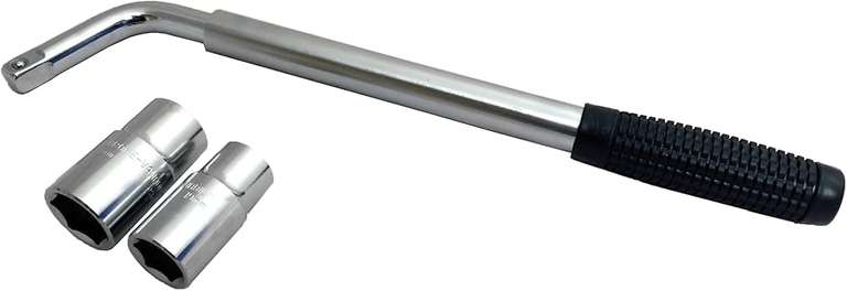 Sakura Car Wheel Brace/Wrench - Extendable Handle (17, 19, 21 & 23mm Fitments)