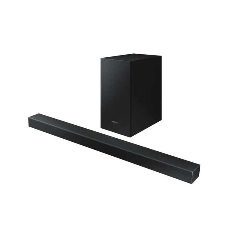 Samsung 2.1ch 150W Soundbar Wired Subwoofer HW-T420/XU Bluetooth Black refurbished VG with code - Argos (UK Mainland)