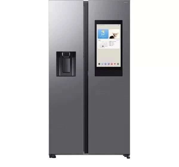 Samsung AI Family Hub RS90F66BETEU American Smart FF - Silver - REFURB-C - With Code - Sold by Currys Clearance