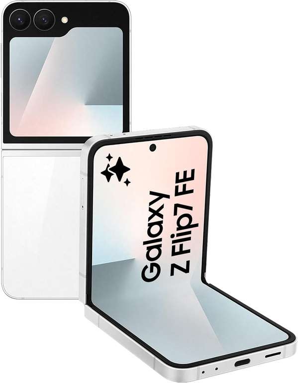 Samsung Galaxy Z Flip7 AI Phone, Thin & Light Foldable Design, Large Cover Screen, 50MP Camera, 256GB