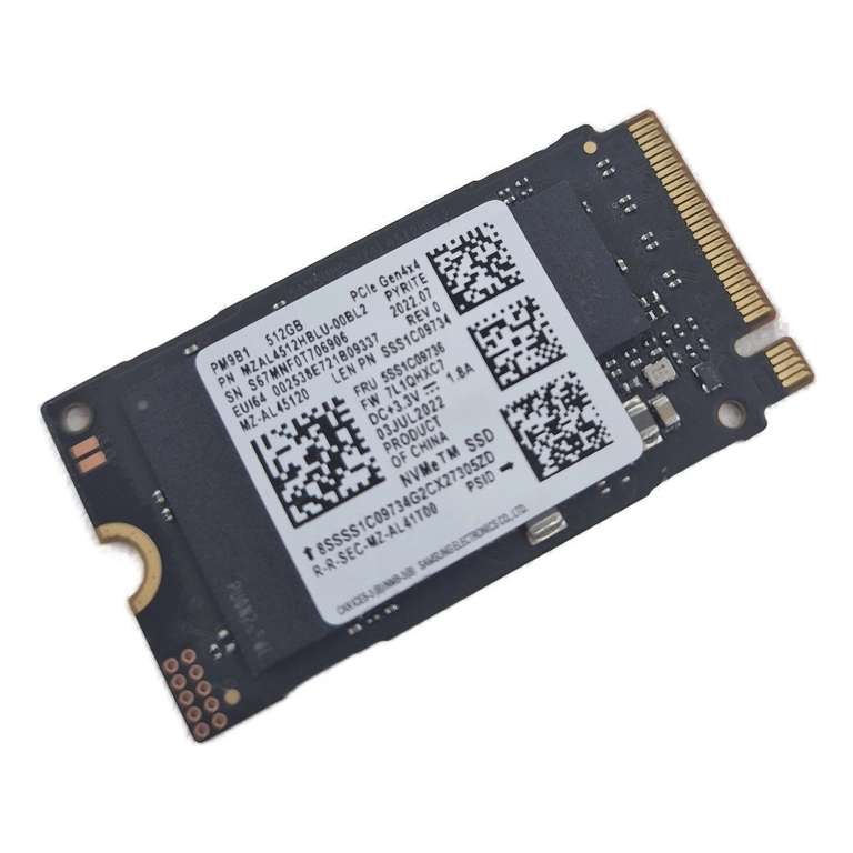 Samsung PM9B1 512GB Gen4 x4 NVMe M.2 2242 SSD - Refurb Grade A - Sold by PCS4U UK