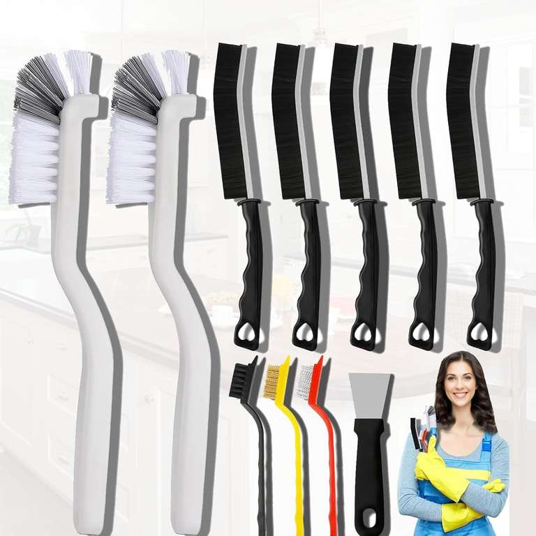 Kitchen Cleaning Brushes - Set of 11 - Sold by Amazon Haul - £15 Spend for Free Delivery
