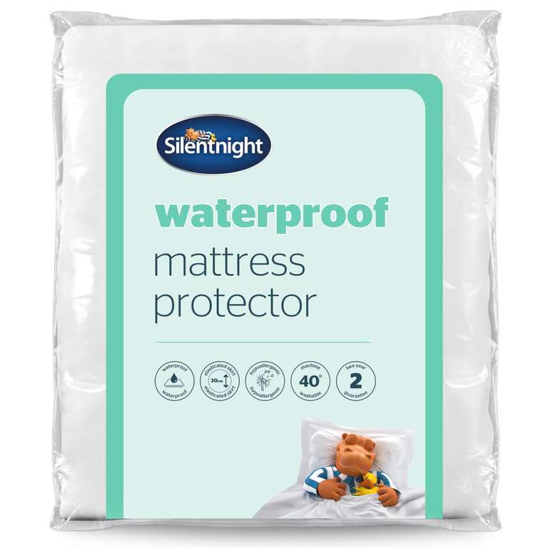 Silentnight Waterproof Mattress Protector, Double