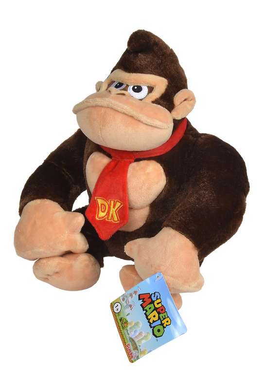 Simba Official Nintendo Super Mario Donkey Kong Plush 30cm