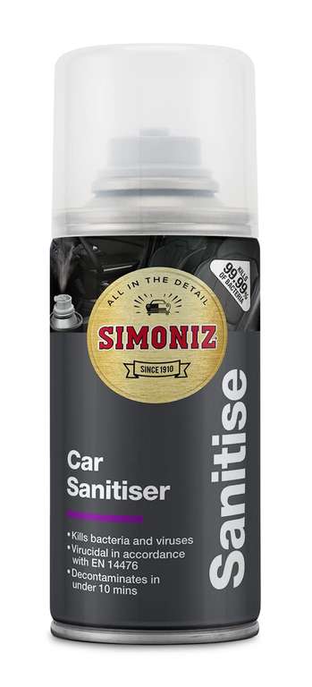 Simoniz Car Air Freshener Odour Bomb, Car Air Conditioning Cleaner 150ml