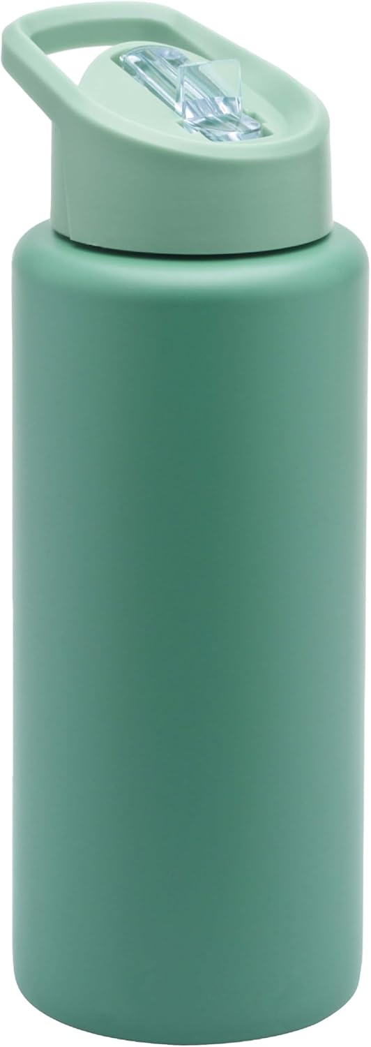 Smash Stainless Steel Double Wall Screw Top 500ml Rivus Water Bottle, Navy / Biscuit / Black / Merlot / Olive / Pink