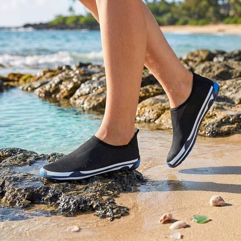 Snorkel Swim Water Shoes Unisex, Non Skid Rubber Sole - Sold By Amazon Haul