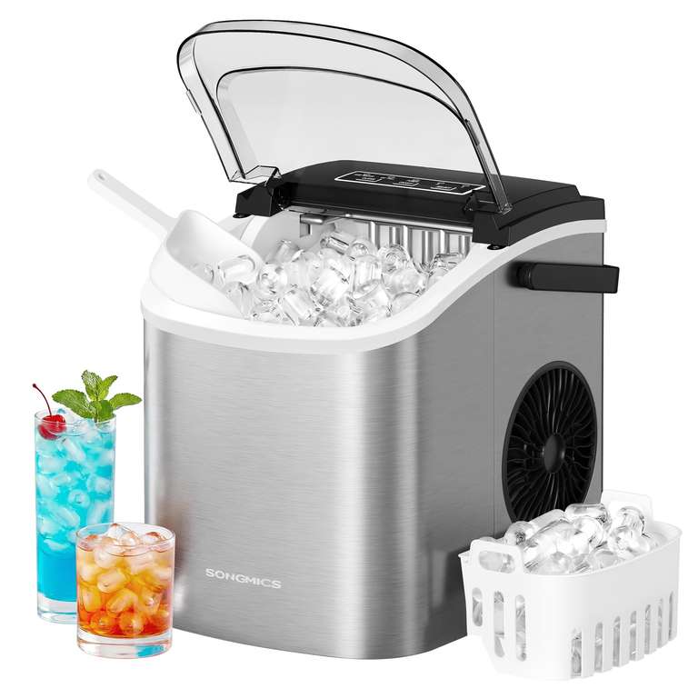 SONGMICS Ice Maker for Countertop (Black £56.99)