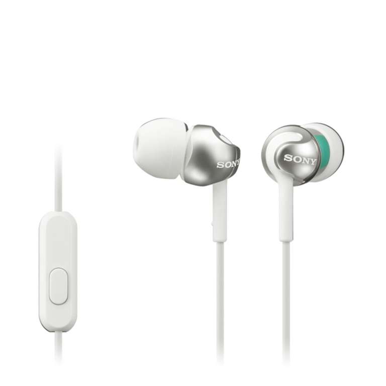 Sony MDREX110APR.CE7 Deep Bass Earphones with Smartphone Control and Mic - Metallic Red