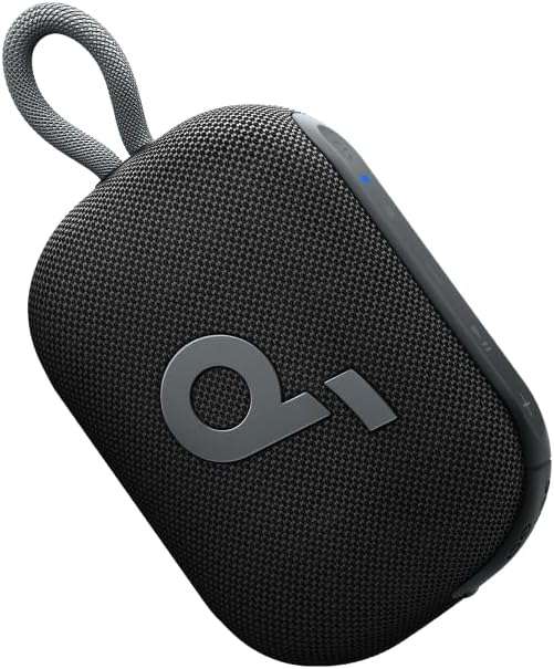 soundcore Select 4 Go Ultra Portable Bluetooth Speaker by Anker, 20H Playtime, Black / Green & White - £20.98 - Sold By AnkerDirect UK / FBA
