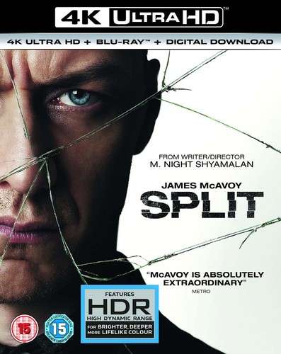 Split 4K UHD + Blu Ray UK Release - With Code - Sold By Media Vault