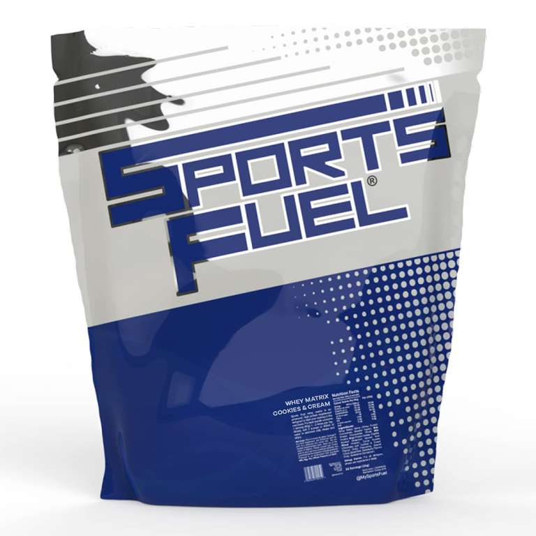 Sports Fuel Fue Anabolic Whey Matrix Protein Powder (Cookies & Cream, 5kg) Sold & Shipped by Bodybuilding Warehouse