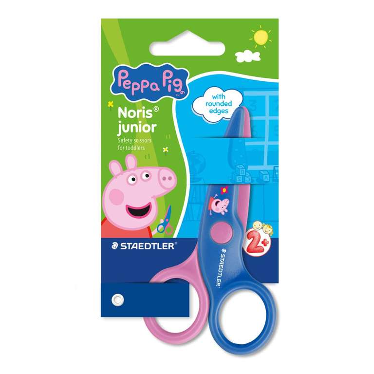 STAEDTLER Peppa Pig x Noris Junior Toddler Safety Scissors