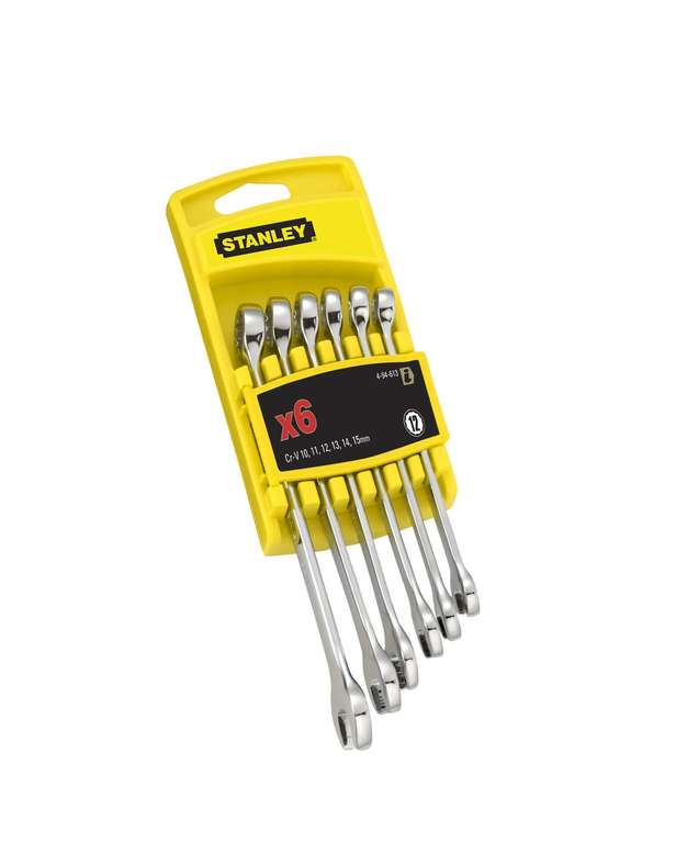 Stanley 494646 Fatmax Combination Spanner Set - Metric (6 Pieces), STA494646