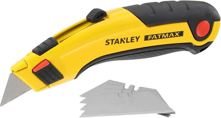 STANLEY FATMAX Retractable Blade Utility Knife with 5 Blades
